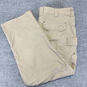Duluth Trading Pants Mens 41x30 Flex Fire Hose Brown Relaxed Fit Workwear 2 Pair